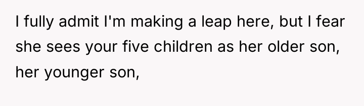I fully admit I'm making a leap here, but I...