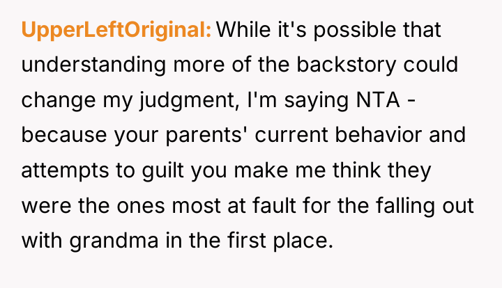 UpperLeftOriginal While it's possible that understanding more of the backstory...