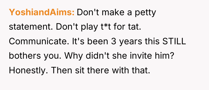 YoshiandAims Don't make a petty statement. Don't play t*t for...