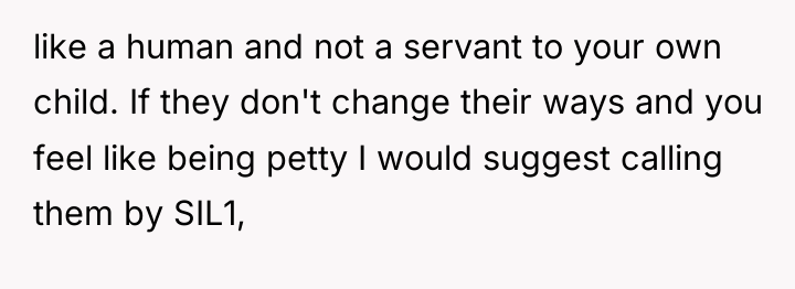 like a human and not a servant to your own...