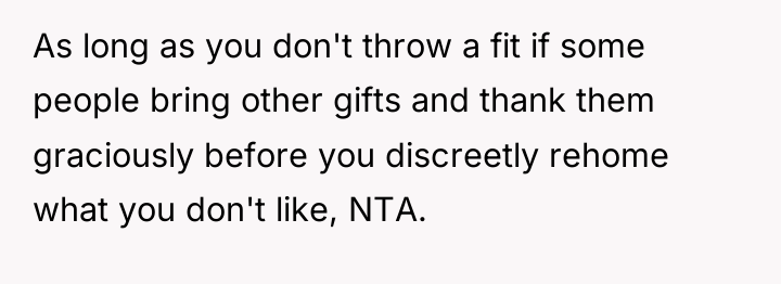 As long as you don't throw a fit if some...