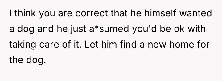 I think you are correct that he himself wanted a...
