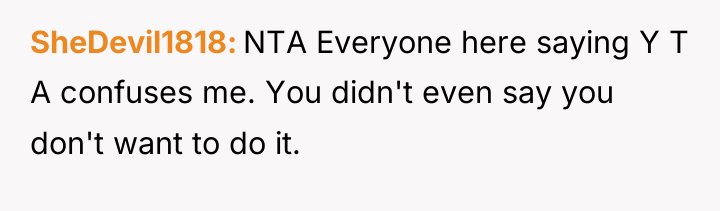 SheDevil1818 NTA Everyone here saying Y T A confuses me....