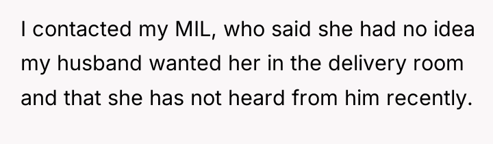 I contacted my MIL, who said she had no idea...