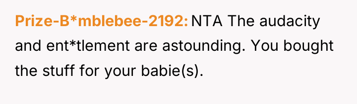 Prize-B*mblebee-2192 NTA The audacity and ent*tlement are astounding. You bought...