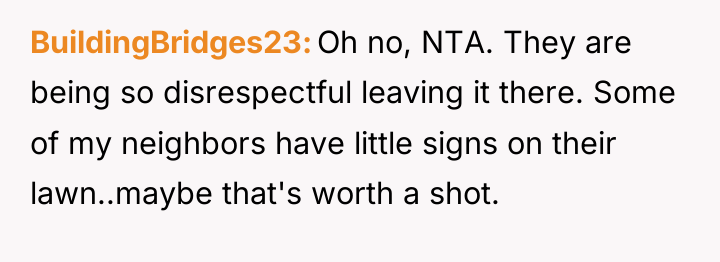 BuildingBridges23 Oh no, NTA. They are being so disrespectful leaving...
