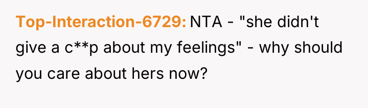 Top-Interaction-6729 NTA - "she didn't give a c**p about my...