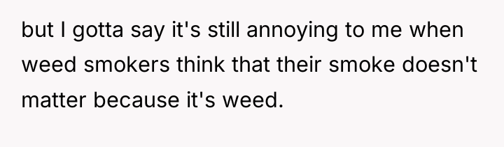 but I gotta say it's still annoying to me when...