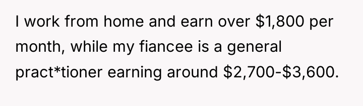 I work from home and earn over $1,800 per month,...