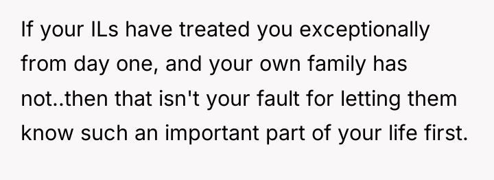 If your ILs have treated you exceptionally from day one,...