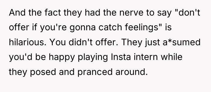 And the fact they had the nerve to say "don't...