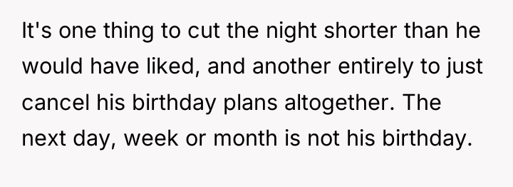 It's one thing to cut the night shorter than he...