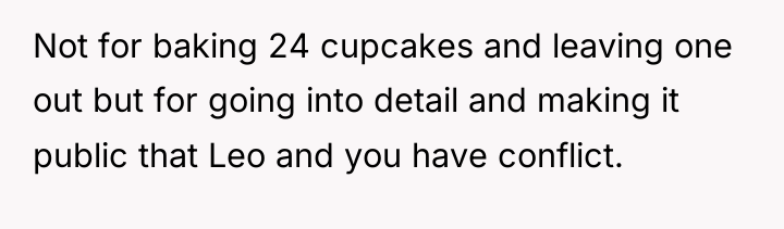 Not for baking 24 cupcakes and leaving one out but...