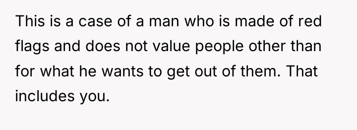 This is a case of a man who is made...