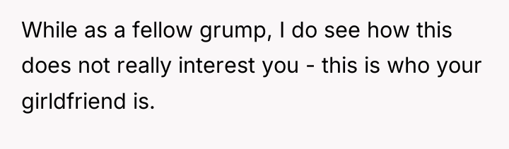 While as a fellow grump, I do see how this...
