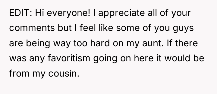 EDIT: Hi everyone! I appreciate all of your comments but...