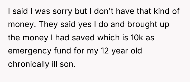 I said I was sorry but I don't have that...