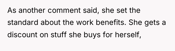 As another comment said, she set the standard about the...