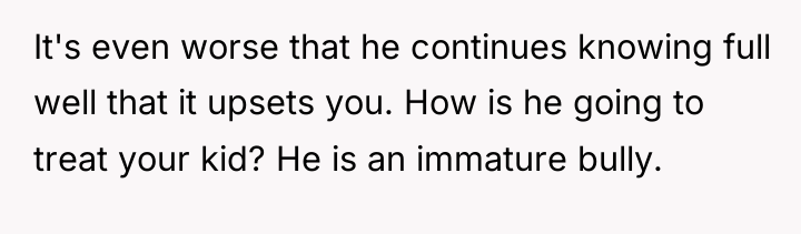 It's even worse that he continues knowing full well that...