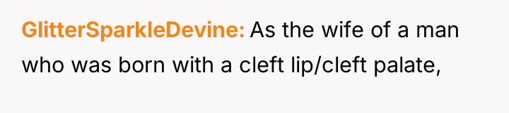 GlitterSparkleDevine As the wife of a man who was born...