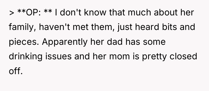 > **OP: ** I don't know that much about her...