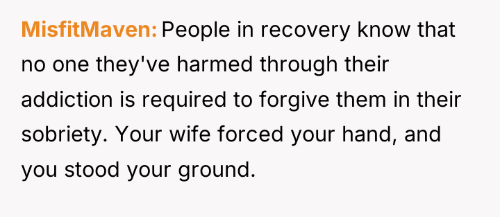 MisfitMaven People in recovery know that no one they've harmed...