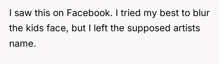 I saw this on Facebook. I tried my best to...