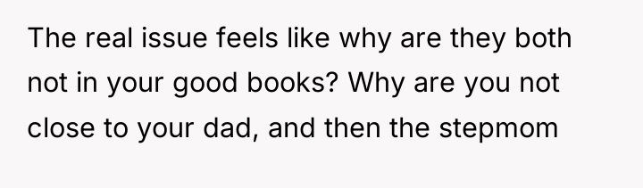 The real issue feels like why are they both not...