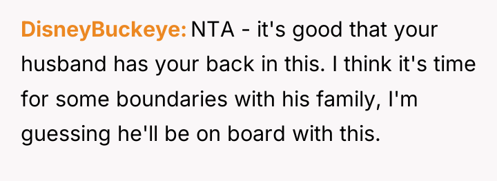DisneyBuckeye NTA - it's good that your husband has your...