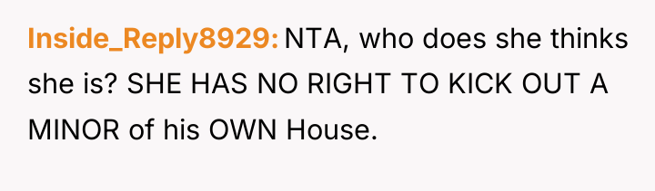 Inside_Reply8929 NTA, who does she thinks she is? SHE HAS...