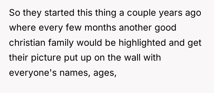 So they started this thing a couple years ago where...