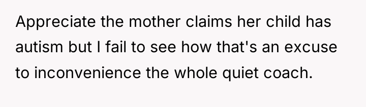Appreciate the mother claims her child has autism but I...