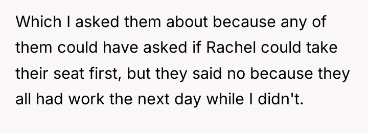 Which I asked them about because any of them could...