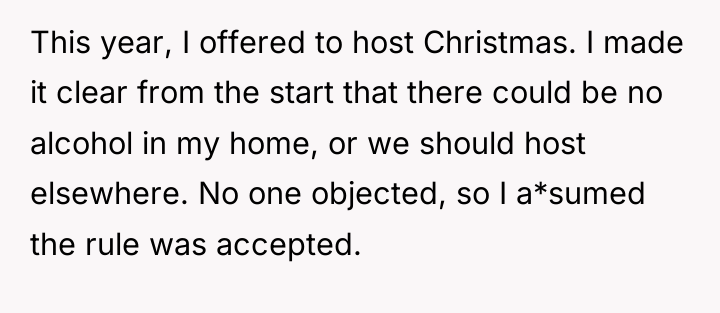 This year, I offered to host Christmas. I made it...