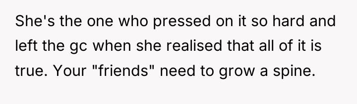 She's the one who pressed on it so hard and...