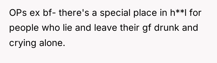 OPs ex bf- there's a special place in h**l for...