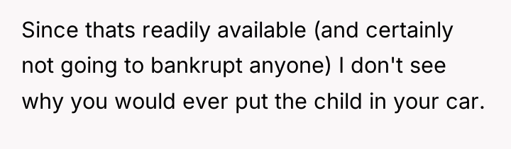 Since thats readily available (and certainly not going to bankrupt...