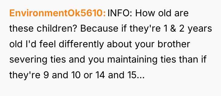 EnvironmentOk5610 INFO: How old are these children? Because if they're...