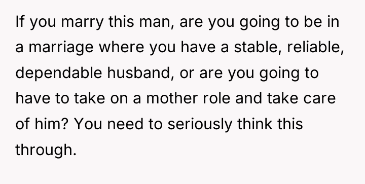 If you marry this man, are you going to be...