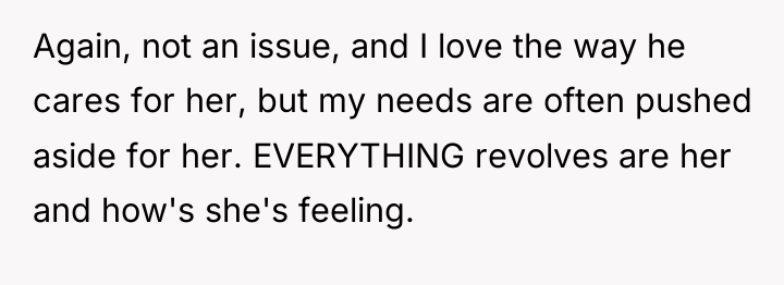Again, not an issue, and I love the way he...