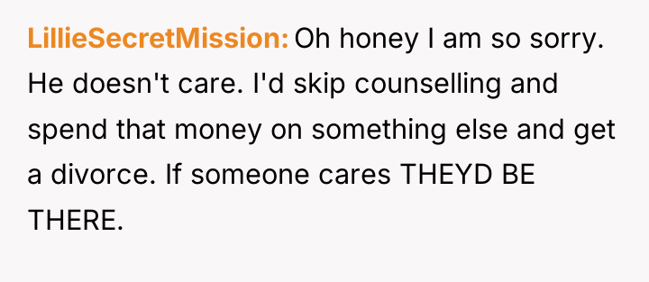LillieSecretMission Oh honey I am so sorry. He doesn't care....