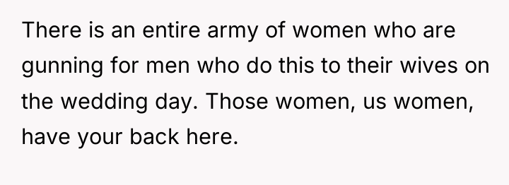 There is an entire army of women who are gunning...