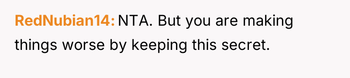 RedNubian14 NTA. But you are making things worse by keeping...