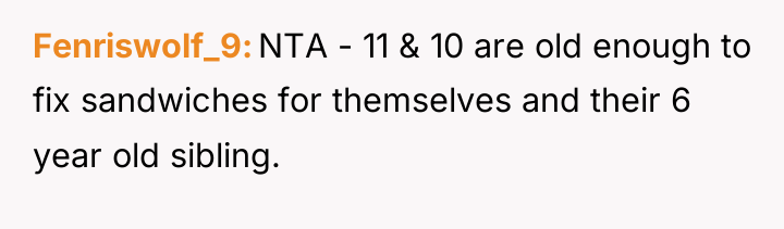 Fenriswolf_9 NTA - 11 & 10 are old enough to...