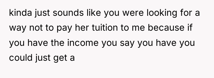 kinda just sounds like you were looking for a way...