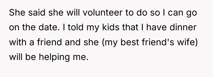 She said she will volunteer to do so I can...