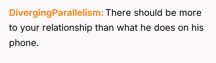 DivergingParallelism There should be more to your relationship than what...