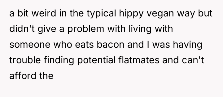a bit weird in the typical hippy vegan way but...