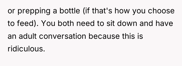 or prepping a bottle (if that's how you choose to...