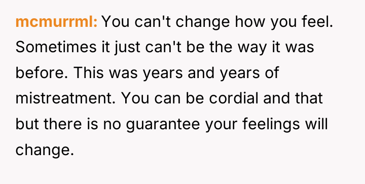 mcmurrml You can't change how you feel. Sometimes it just...